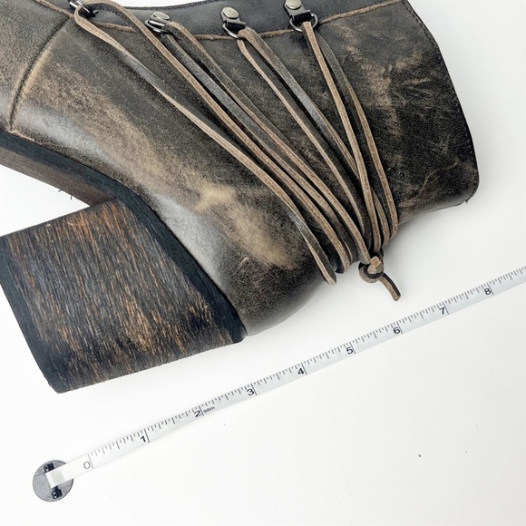 Sbicca Distressed Brown Ankle Booties - Picture 7 of 10